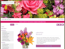 Tablet Screenshot of lovesflowersnthings.com